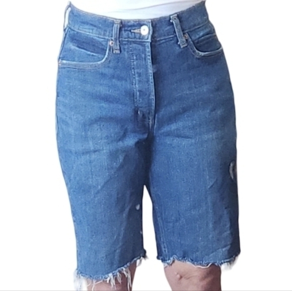 Pants - Denim Cut Off Shorts Old Navy Sky-hi Straight Extra High Rise